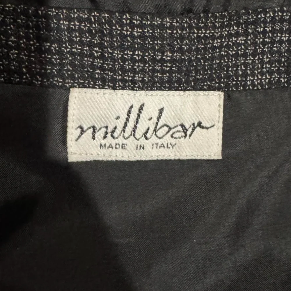MILLIBAR Elegant Gray Double-Breasted Blazer